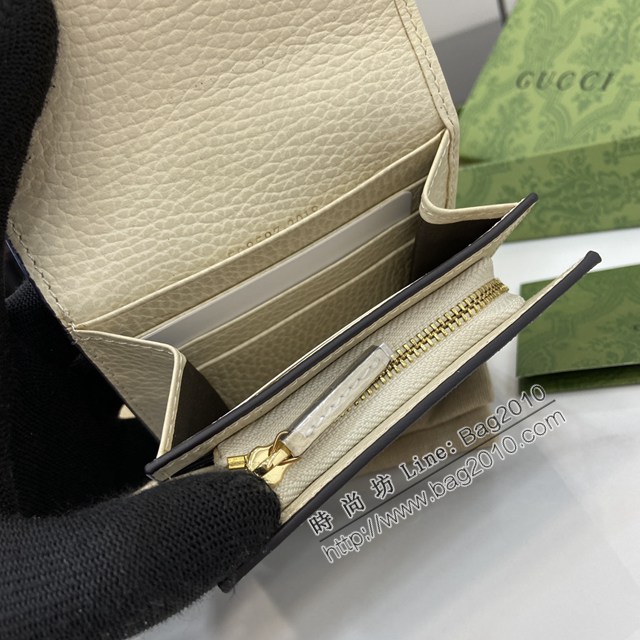 Gucci專櫃古馳最新款Ophidia系列短款女士錢包錢夾 jh2472型號：598587